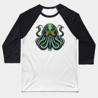 Biomech Cthulhu Overlord S01 D47 Baseball T-Shirt